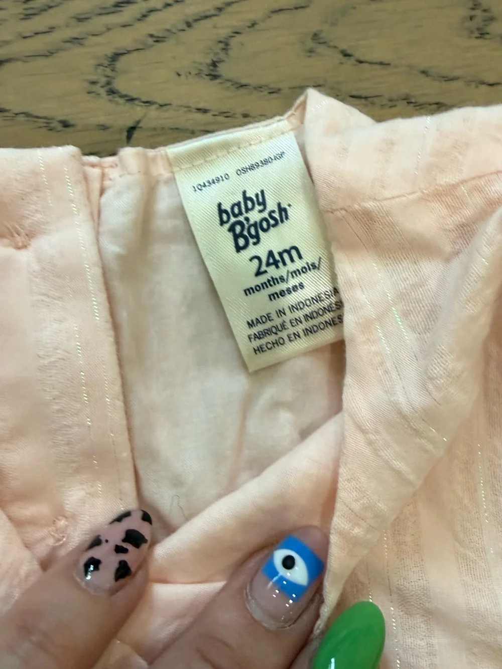 Baby B’gosh Pink Eyelet Lace Dress + Bloomers NWT – 24M